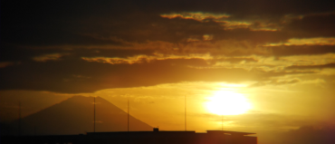 夕日